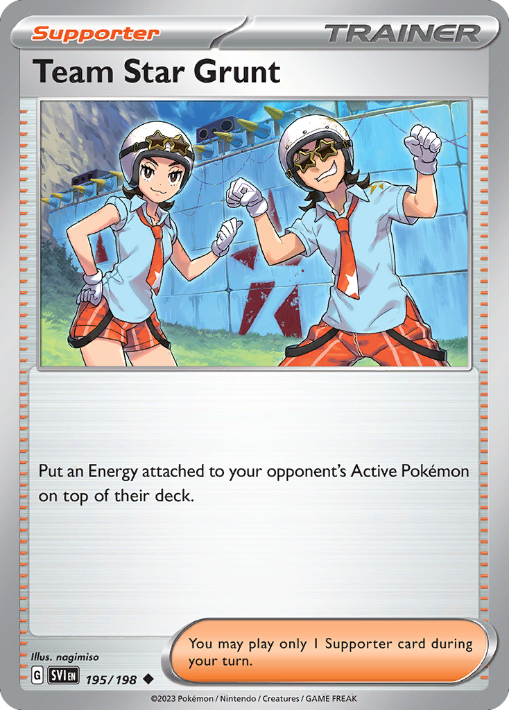 Scarlet & Violet Team Star Grunt #195/198